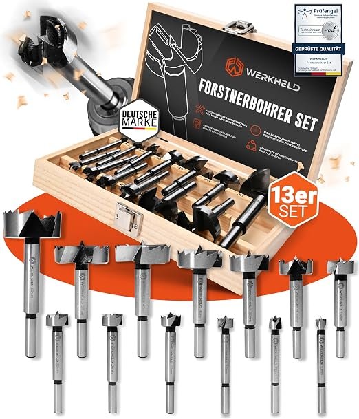 Werkheld Kit forstner 13 pcs