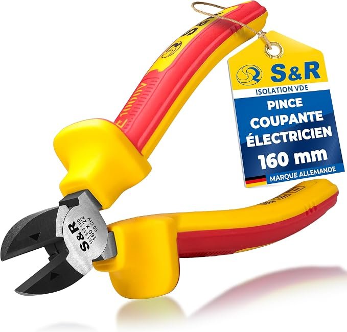 S&R pince coupante isolée 160 mm
